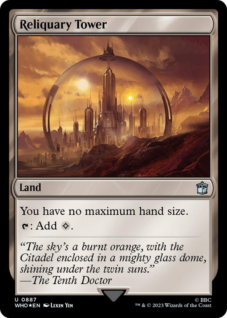 Reliquary Tower (Surge Foil) [Doctor Who] | Jomio and Rueliete's Cards and Comics
