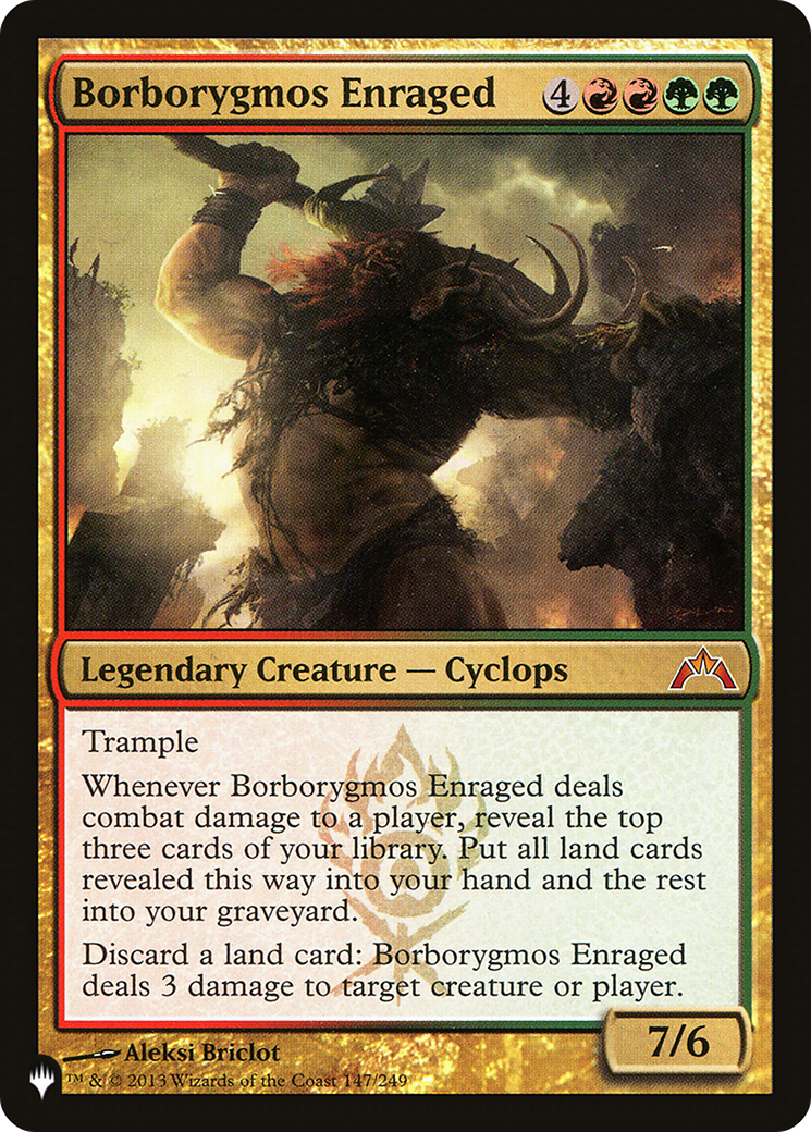Borborygmos Enraged [The List] | Jomio and Rueliete's Cards and Comics