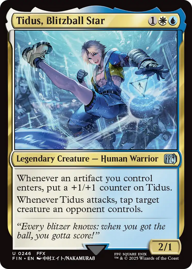 Tidus, Blitzball Star [FINAL FANTASY] | Jomio and Rueliete's Cards and Comics