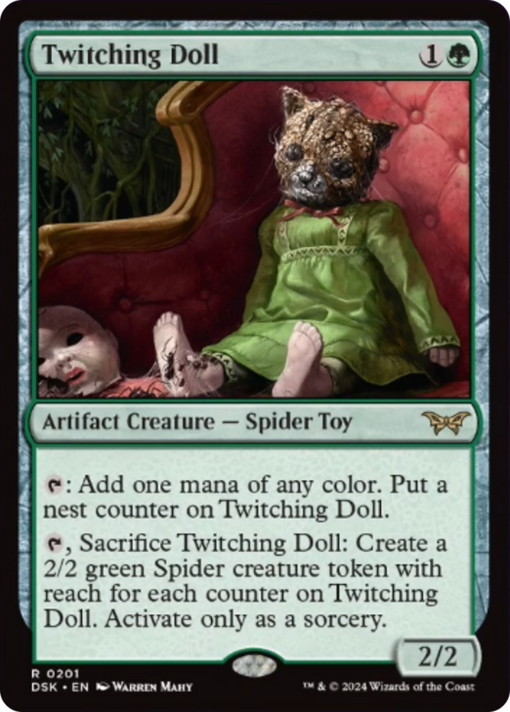 Twitching Doll [Duskmourn: House of Horror] | Jomio and Rueliete's Cards and Comics