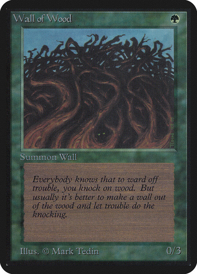 Wall of Wood [Alpha Edition] | Jomio and Rueliete's Cards and Comics