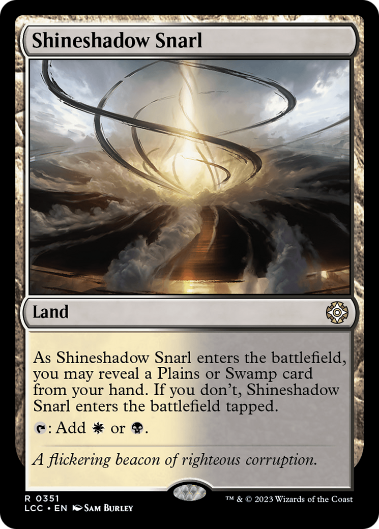 Shineshadow Snarl [The Lost Caverns of Ixalan Commander] | Jomio and Rueliete's Cards and Comics