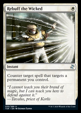 Rebuff the Wicked [Time Spiral Remastered] | Jomio and Rueliete's Cards and Comics