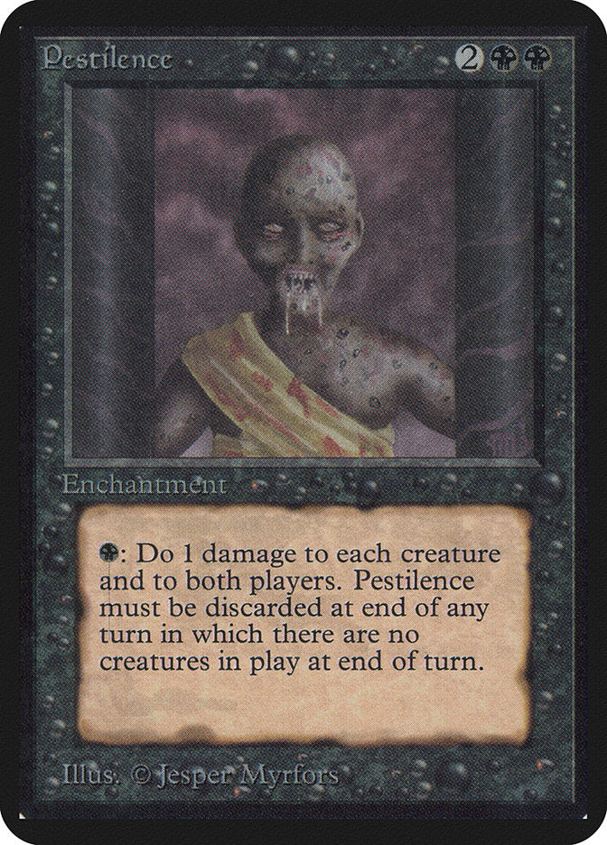Pestilence [Alpha Edition] | Jomio and Rueliete's Cards and Comics