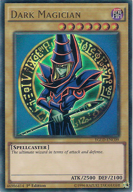 Dark Magician [YGLD-ENC09] Ultra Rare | Jomio and Rueliete's Cards and Comics
