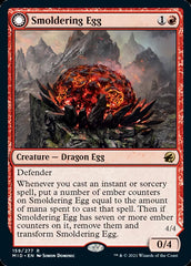 Smoldering Egg // Ashmouth Dragon [Innistrad: Midnight Hunt] | Jomio and Rueliete's Cards and Comics
