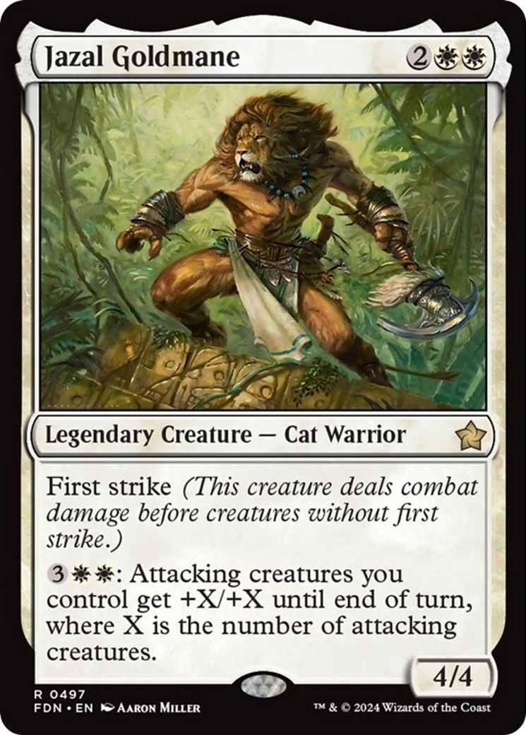 Jazal Goldmane [Foundations] | Jomio and Rueliete's Cards and Comics