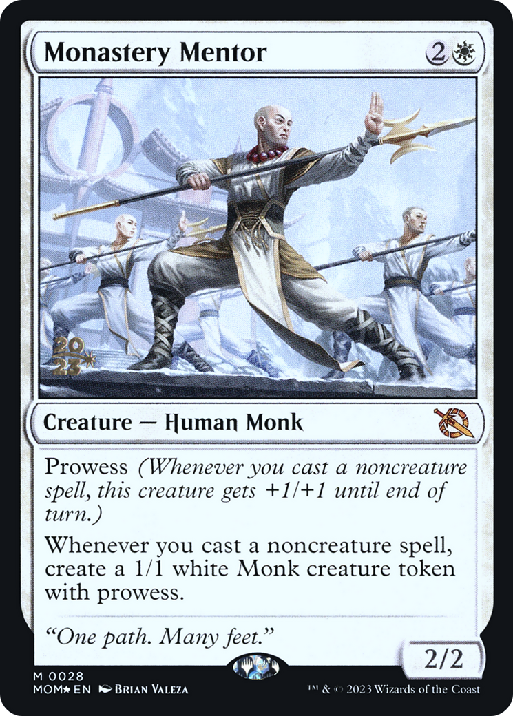 Monastery Mentor [March of the Machine Prerelease Promos] | Jomio and Rueliete's Cards and Comics