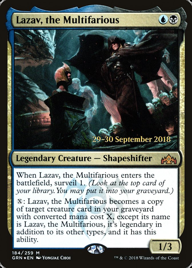 Lazav, the Multifarious [Guilds of Ravnica Prerelease Promos] | Jomio and Rueliete's Cards and Comics