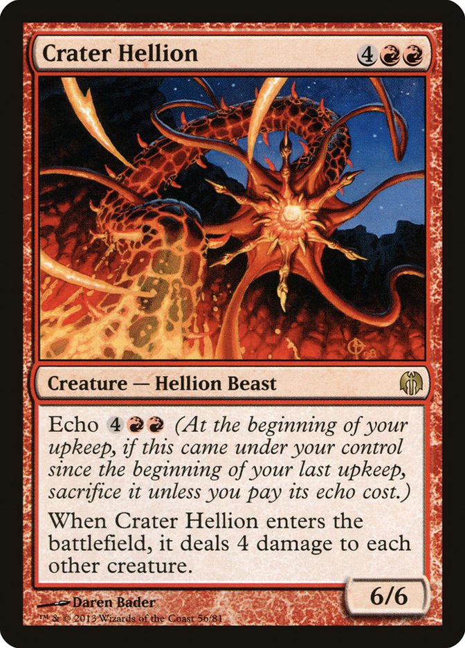 Crater Hellion [Duel Decks: Heroes vs. Monsters] | Jomio and Rueliete's Cards and Comics