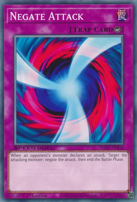 Negate Attack [SGX3-ENB18] Common | Jomio and Rueliete's Cards and Comics