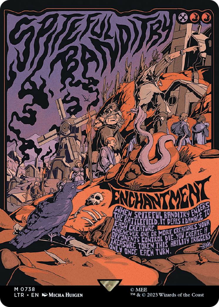 Spiteful Banditry (Borderless Poster) [The Lord of the Rings: Tales of Middle-Earth] | Jomio and Rueliete's Cards and Comics