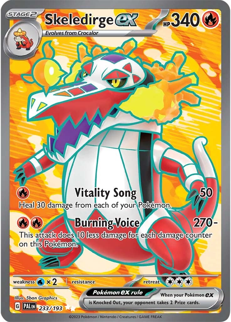Skeledirge ex (233/193) [Scarlet & Violet: Paldea Evolved] | Jomio and Rueliete's Cards and Comics