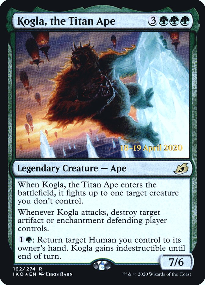 Kogla, the Titan Ape [Ikoria: Lair of Behemoths Prerelease Promos] | Jomio and Rueliete's Cards and Comics