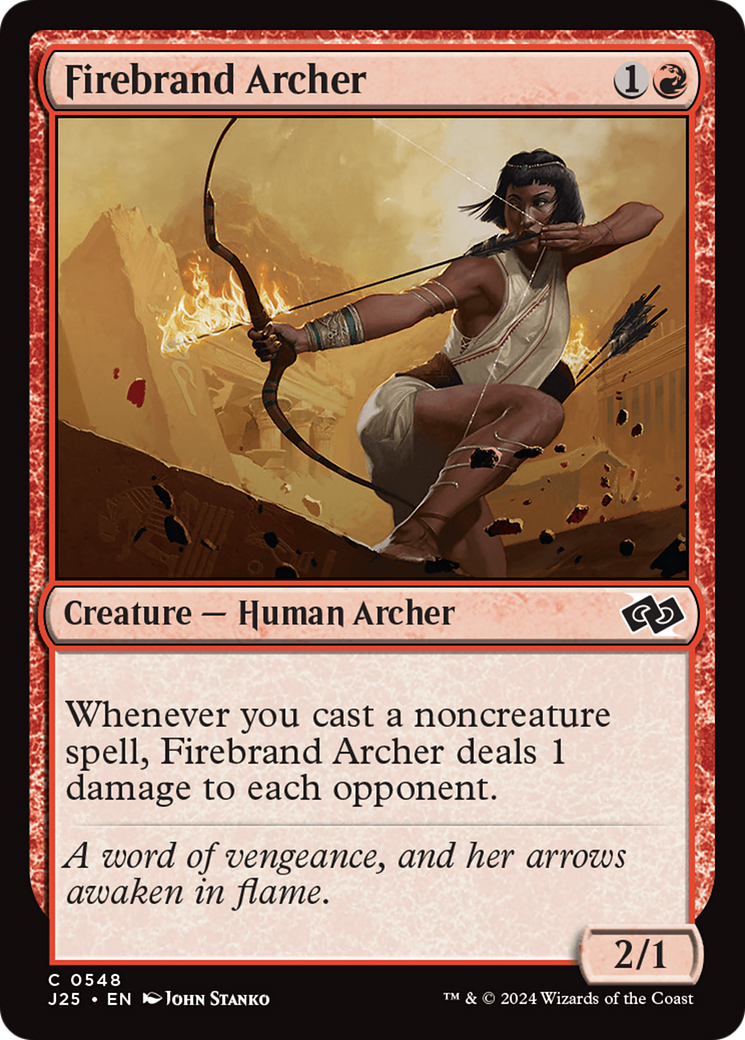 Firebrand Archer [Foundations Jumpstart] | Jomio and Rueliete's Cards and Comics