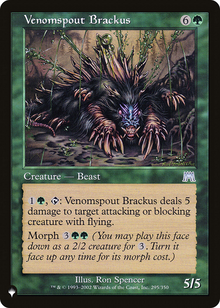Venomspout Brackus [The List] | Jomio and Rueliete's Cards and Comics