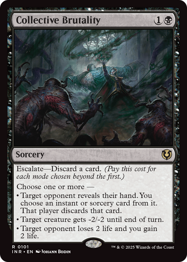 Collective Brutality [Innistrad Remastered] | Jomio and Rueliete's Cards and Comics