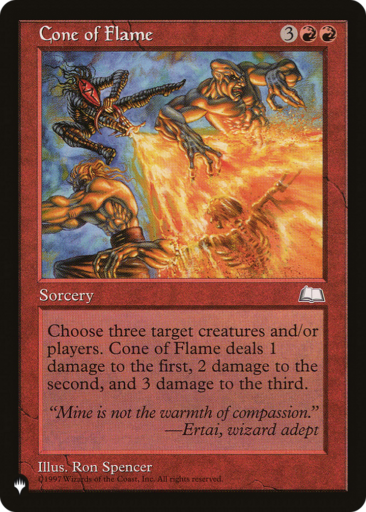 Cone of Flame [The List] | Jomio and Rueliete's Cards and Comics