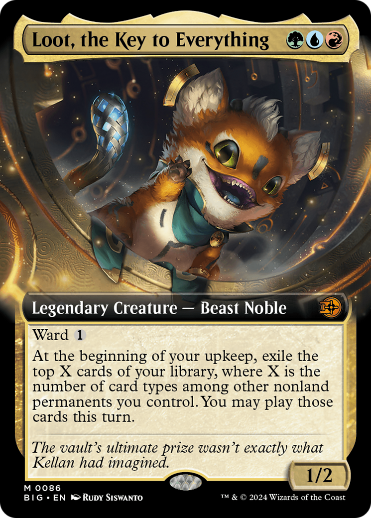 Loot, the Key to Everything (Extended Art) [Outlaws of Thunder Junction: The Big Score] | Jomio and Rueliete's Cards and Comics