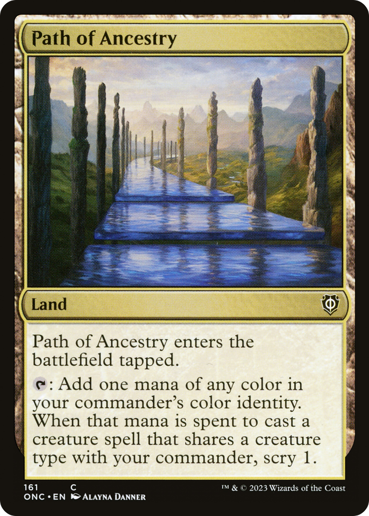Path of Ancestry [Phyrexia: All Will Be One Commander] | Jomio and Rueliete's Cards and Comics