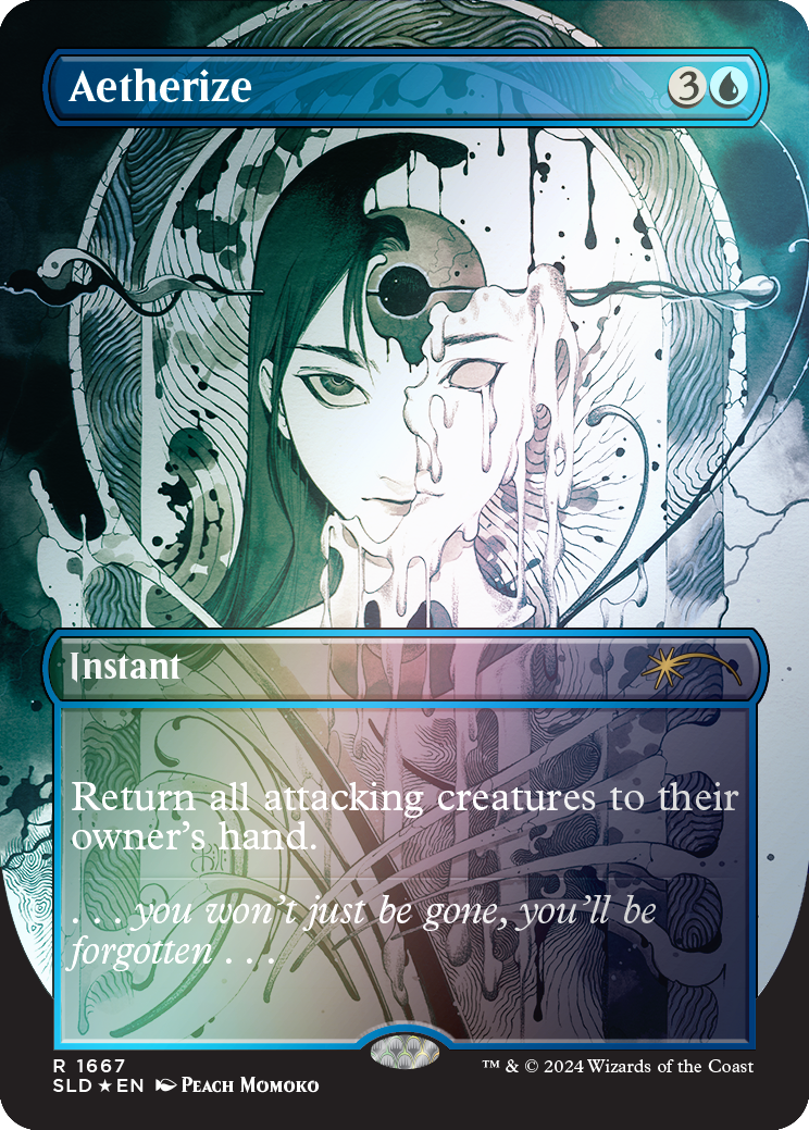 Aetherize (Rainbow Foil) [Secret Lair Drop Series] | Jomio and Rueliete's Cards and Comics