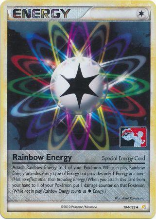 Rainbow Energy (104/123) (League Promo) [HeartGold & SoulSilver: Base Set] | Jomio and Rueliete's Cards and Comics