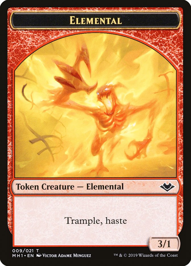 Elemental Token (009/021) [Modern Horizons Tokens] | Jomio and Rueliete's Cards and Comics