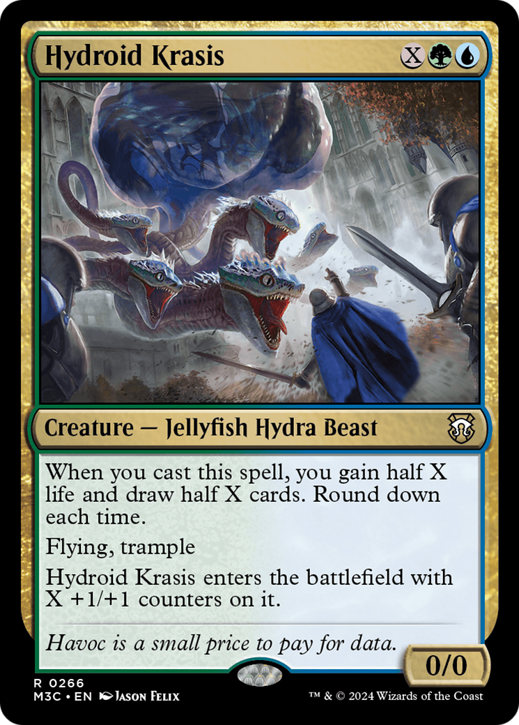Hydroid Krasis (Ripple Foil) [Modern Horizons 3 Commander] | Jomio and Rueliete's Cards and Comics