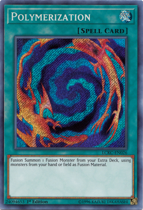 Polymerization [LCKC-EN026] Secret Rare | Jomio and Rueliete's Cards and Comics