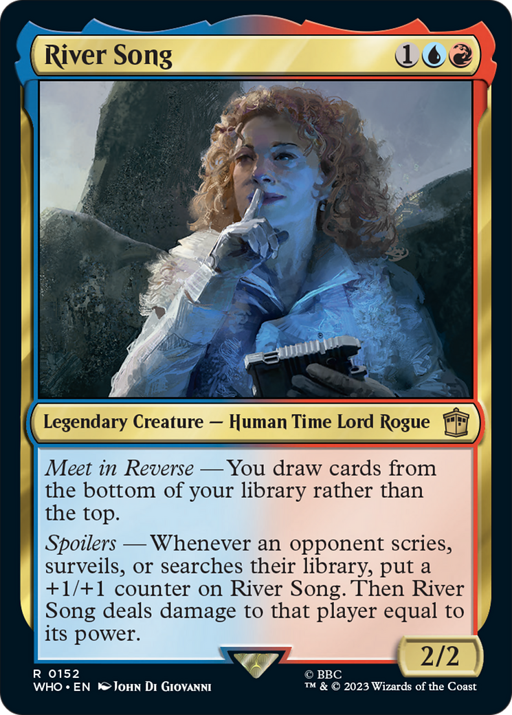 River Song [Doctor Who] | Jomio and Rueliete's Cards and Comics