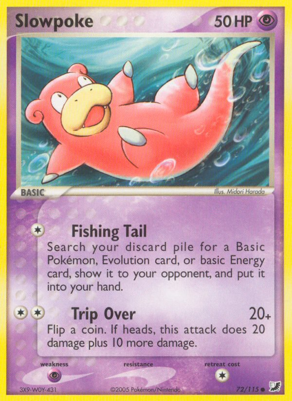 Slowpoke (72/115) [EX: Unseen Forces] | Jomio and Rueliete's Cards and Comics