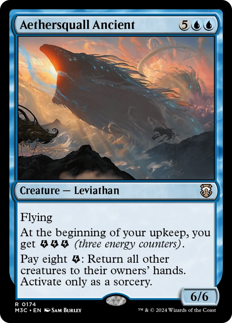 Aethersquall Ancient (Ripple Foil) [Modern Horizons 3 Commander] | Jomio and Rueliete's Cards and Comics