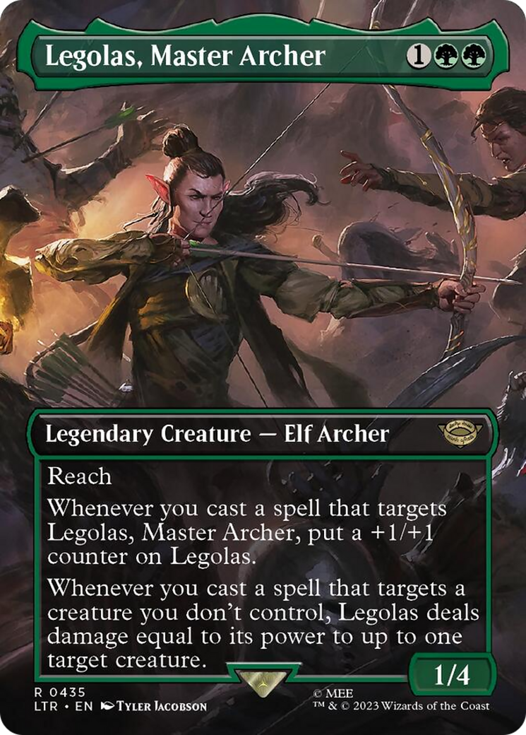 Legolas, Master Archer (Borderless Alternate Art) [The Lord of the Rings: Tales of Middle-Earth] | Jomio and Rueliete's Cards and Comics