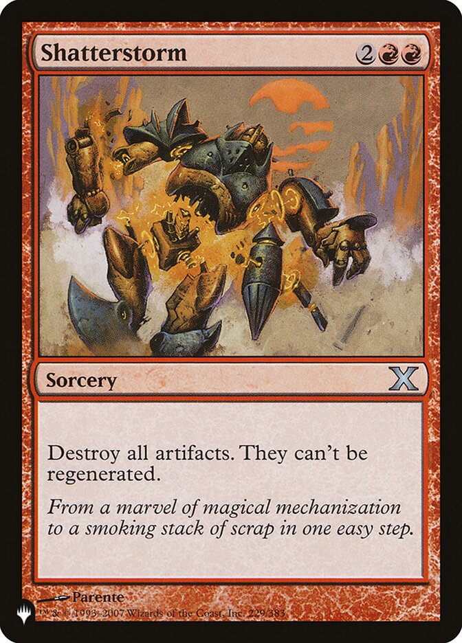 Shatterstorm [The List] | Jomio and Rueliete's Cards and Comics
