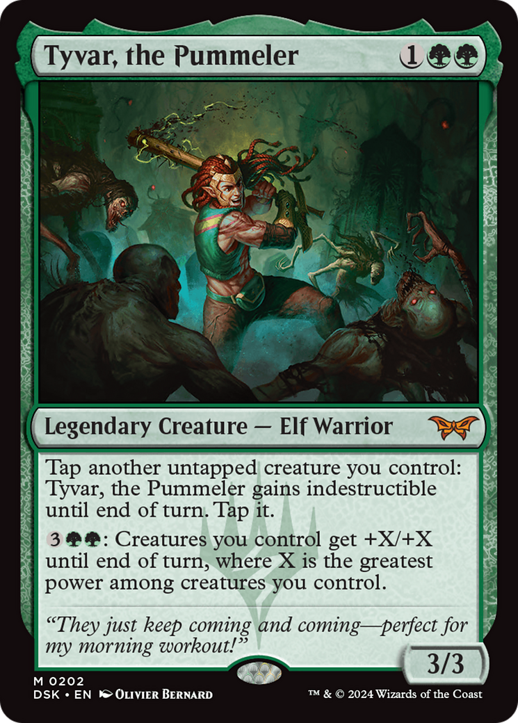 Tyvar, the Pummeler [Duskmourn: House of Horror] | Jomio and Rueliete's Cards and Comics