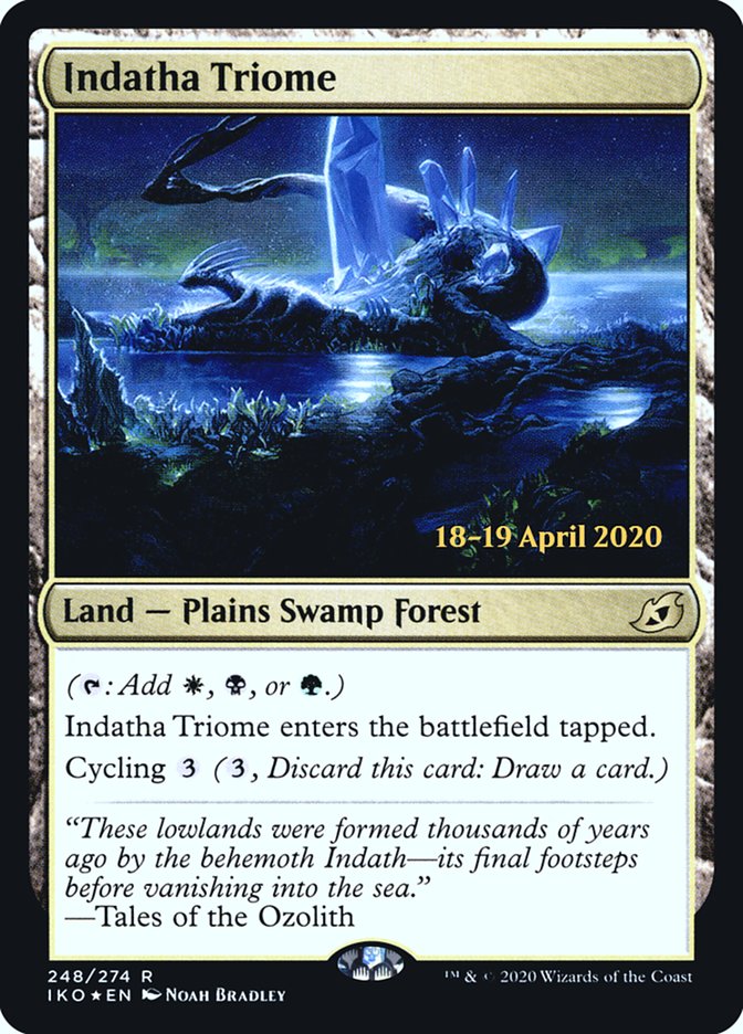 Indatha Triome [Ikoria: Lair of Behemoths Prerelease Promos] | Jomio and Rueliete's Cards and Comics