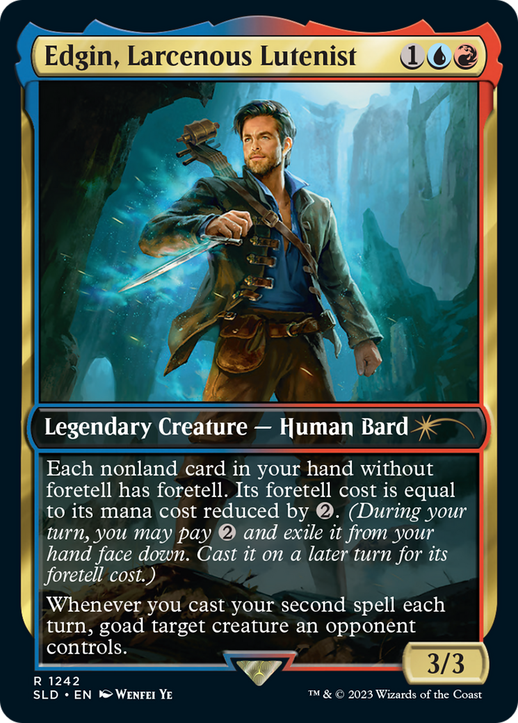 Edgin, Larcenous Lutenist [Secret Lair Drop Series] | Jomio and Rueliete's Cards and Comics