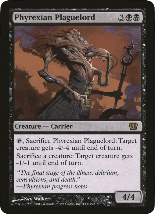 Phyrexian Plaguelord (Oversized) [Eighth Edition Box Topper] | Jomio and Rueliete's Cards and Comics