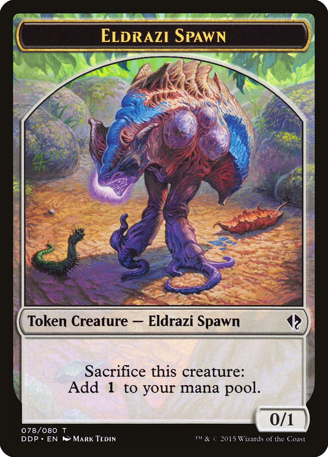 Eldrazi Spawn Token (078/080) [Duel Decks: Zendikar vs. Eldrazi] | Jomio and Rueliete's Cards and Comics