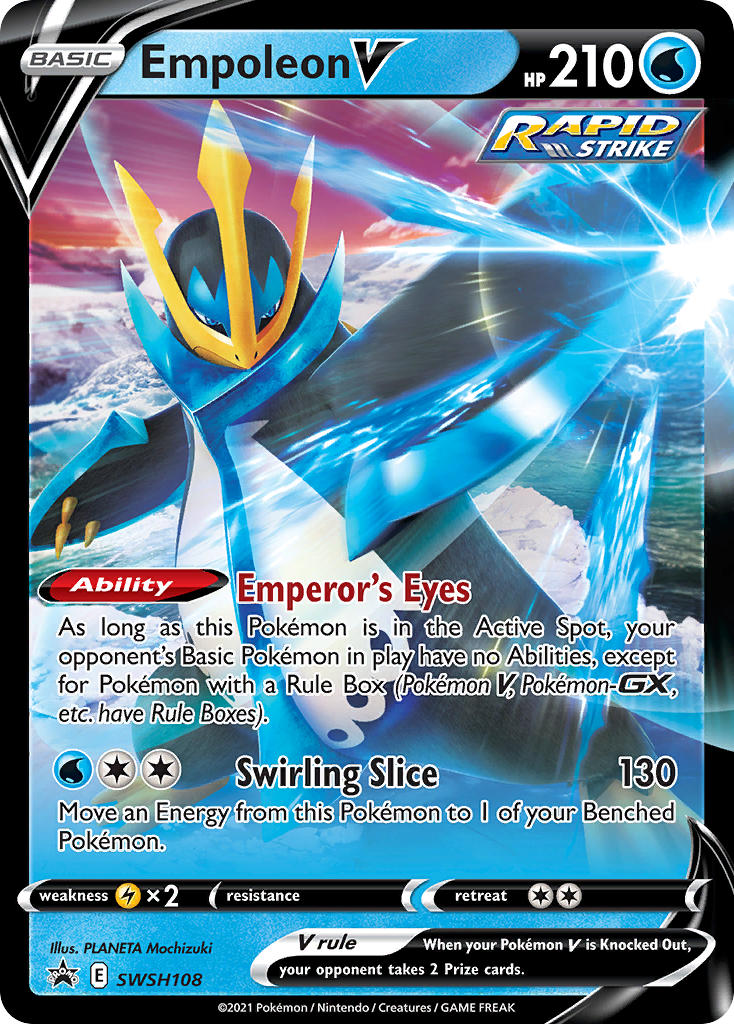 Empoleon V (SWSH108) [Sword & Shield: Black Star Promos] | Jomio and Rueliete's Cards and Comics