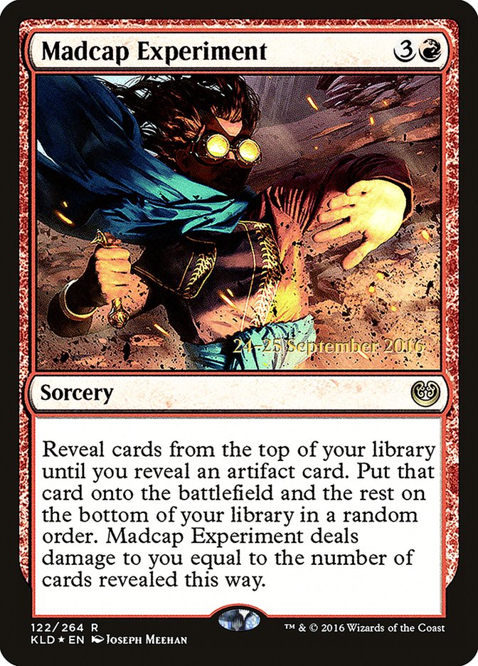 Madcap Experiment [Kaladesh Prerelease Promos] | Jomio and Rueliete's Cards and Comics