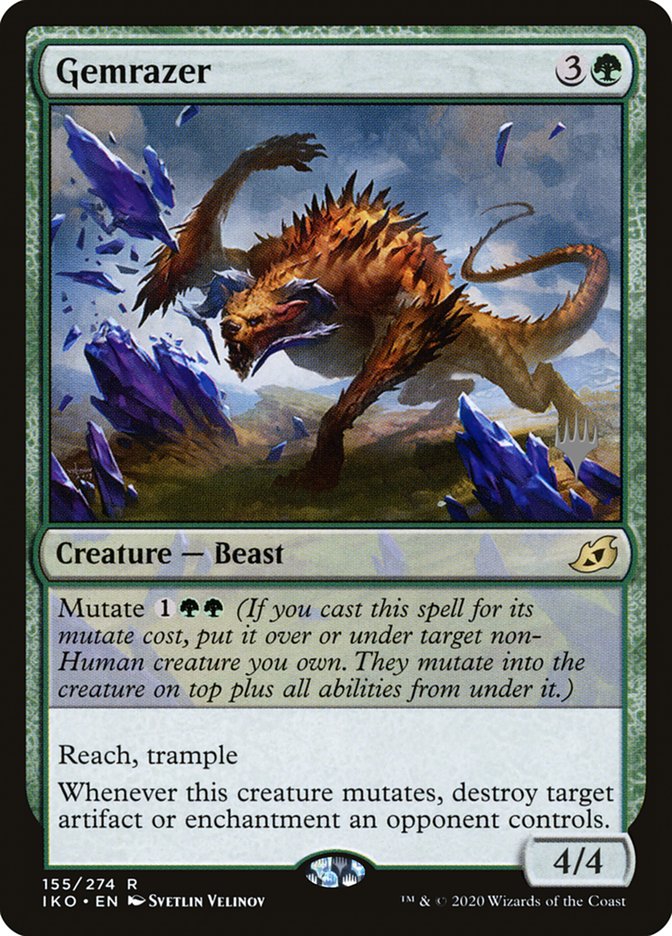 Gemrazer (Promo Pack) [Ikoria: Lair of Behemoths Promos] | Jomio and Rueliete's Cards and Comics