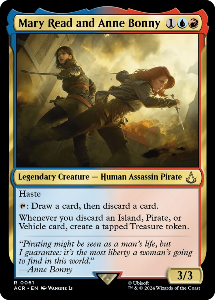 Mary Read and Anne Bonny [Assassin's Creed] | Jomio and Rueliete's Cards and Comics