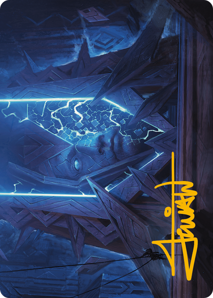 Stone Idol Generator Art Card (Gold-Stamped Signature) [Modern Horizons 3 Art Series] | Jomio and Rueliete's Cards and Comics