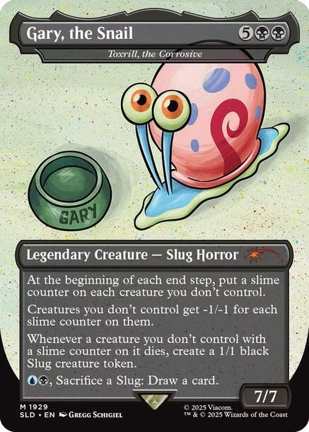 Gary, the Snail - Toxrill, the Corrosive [Secret Lair Drop Series] | Jomio and Rueliete's Cards and Comics