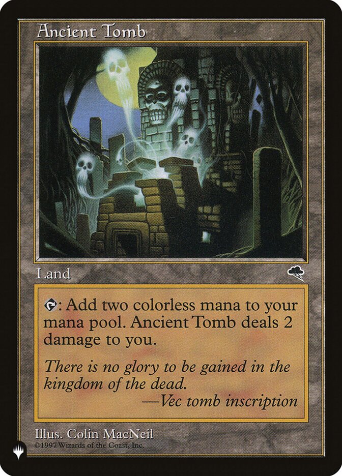 Ancient Tomb [The List] | Jomio and Rueliete's Cards and Comics