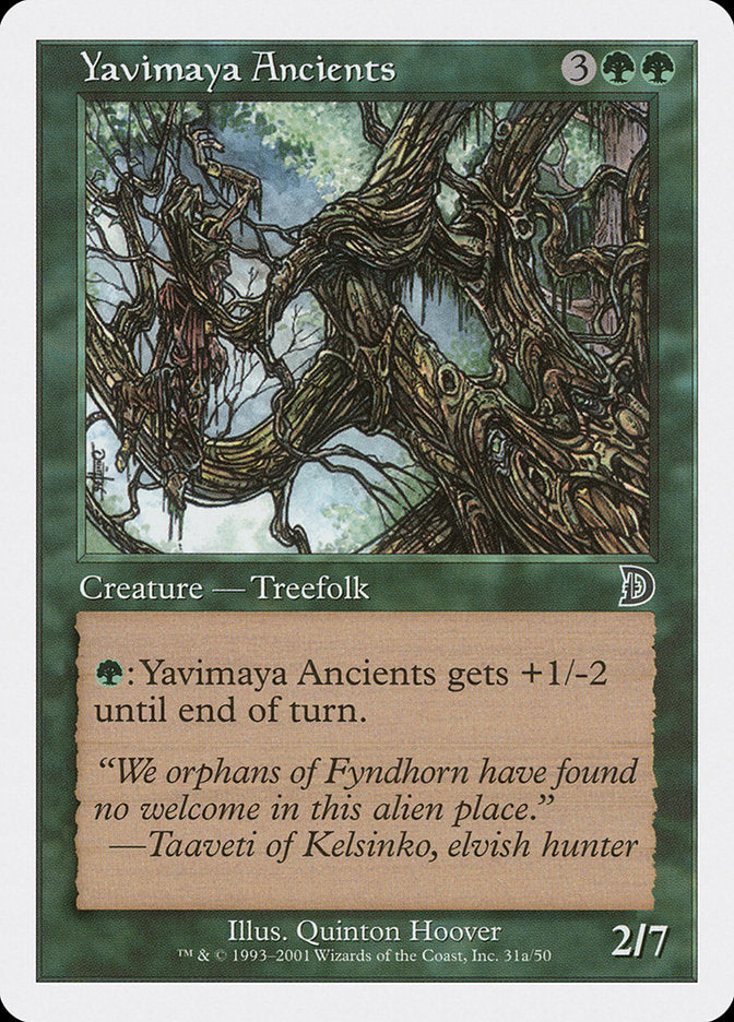 Yavimaya Ancients (Druid Art) [Deckmasters] | Jomio and Rueliete's Cards and Comics