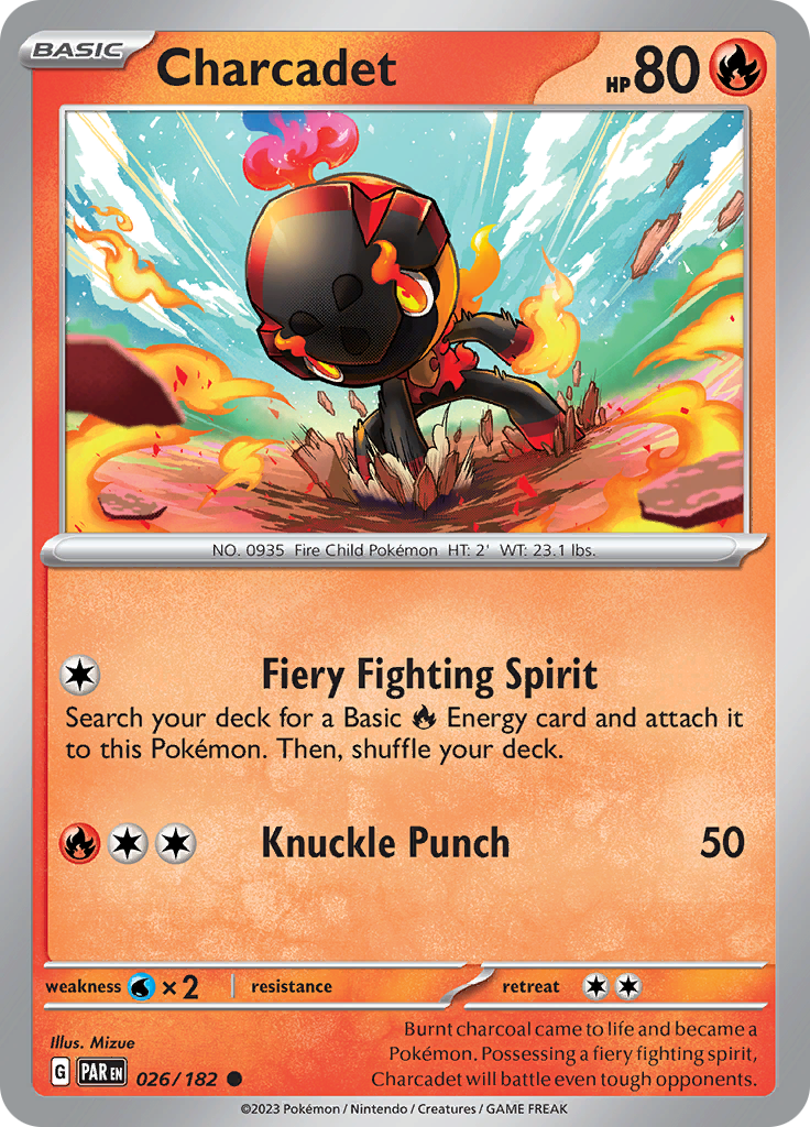 Charcadet (026/182) [Scarlet & Violet: Paradox Rift] | Jomio and Rueliete's Cards and Comics