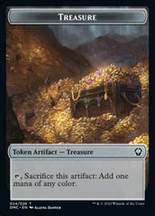 Elephant // Treasure Double-Sided Token [Dominaria United Commander Tokens] | Jomio and Rueliete's Cards and Comics