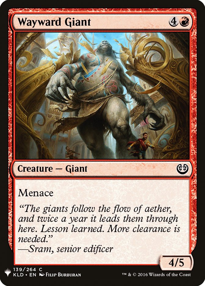 Wayward Giant [Mystery Booster] | Jomio and Rueliete's Cards and Comics